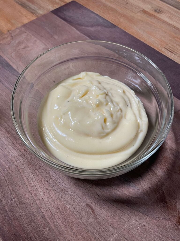 Make your own truffle mayo result